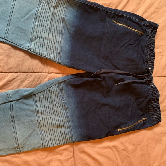 Blue Jean joggers - Picture 1 of 2